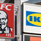 kfc and ikea logos